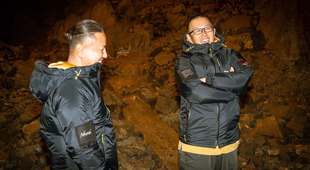 NANGA 天下一品コラボナンガノースフェイスダウンジャケット