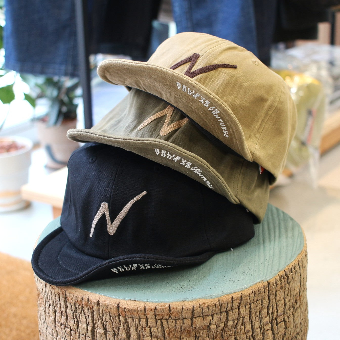 NANGA x Clef WAXED COTTON B.CAP(ナンガ × クレワックスドコットン