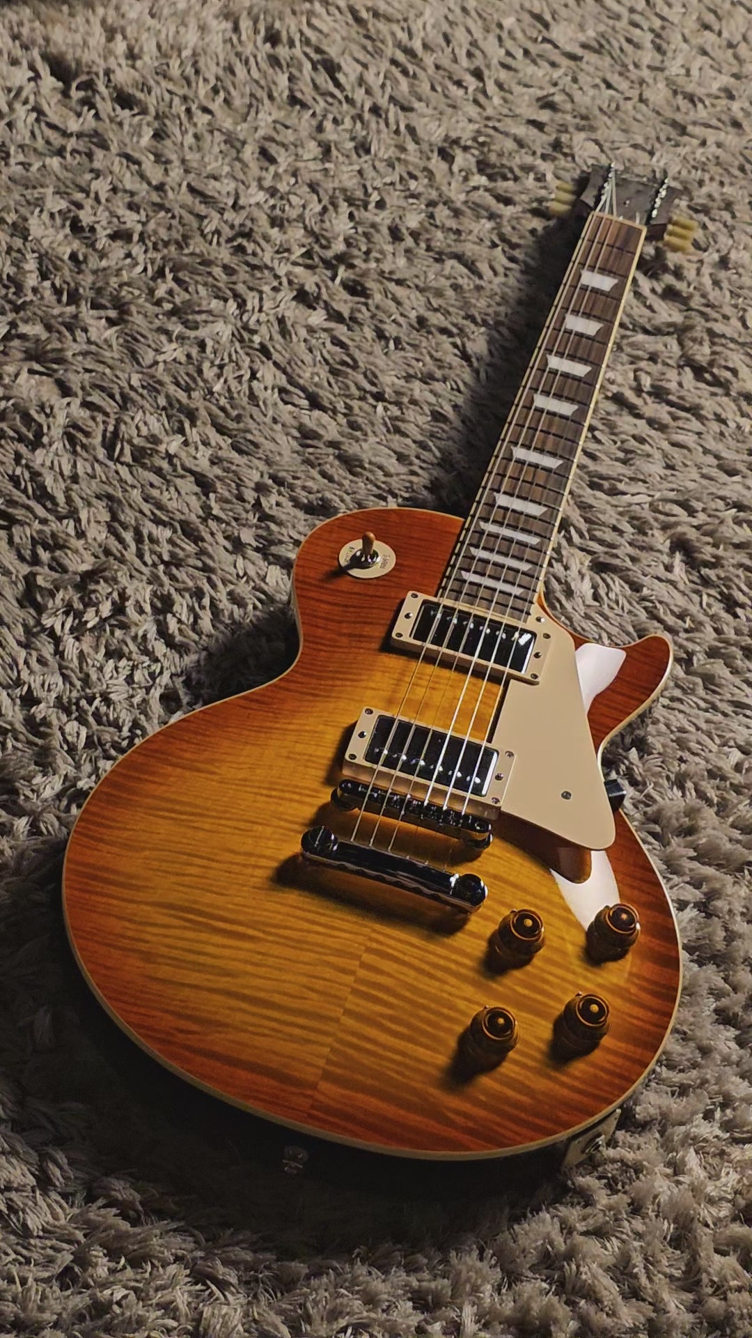 Tokai LS-136F VF Love Rock Japan in Violin Finish with AAAA Flame