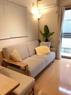 無印良品ソファ本体木製フレーム2.5シーターカバー付き