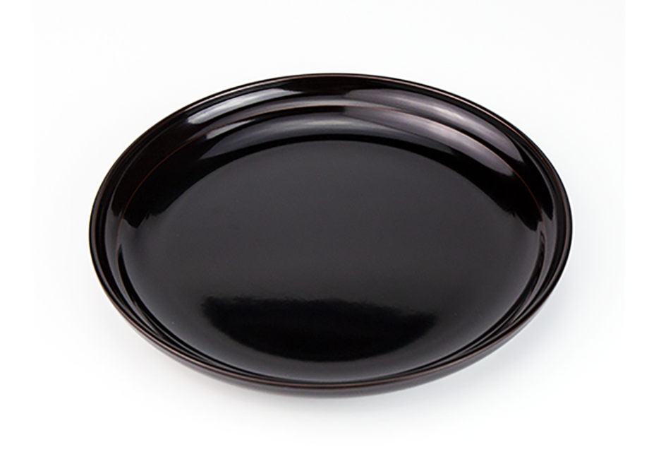 越前漆器】越路 銘々皿セット 5.0 溜［5枚］〜名入れ可〜 - 日本製高級