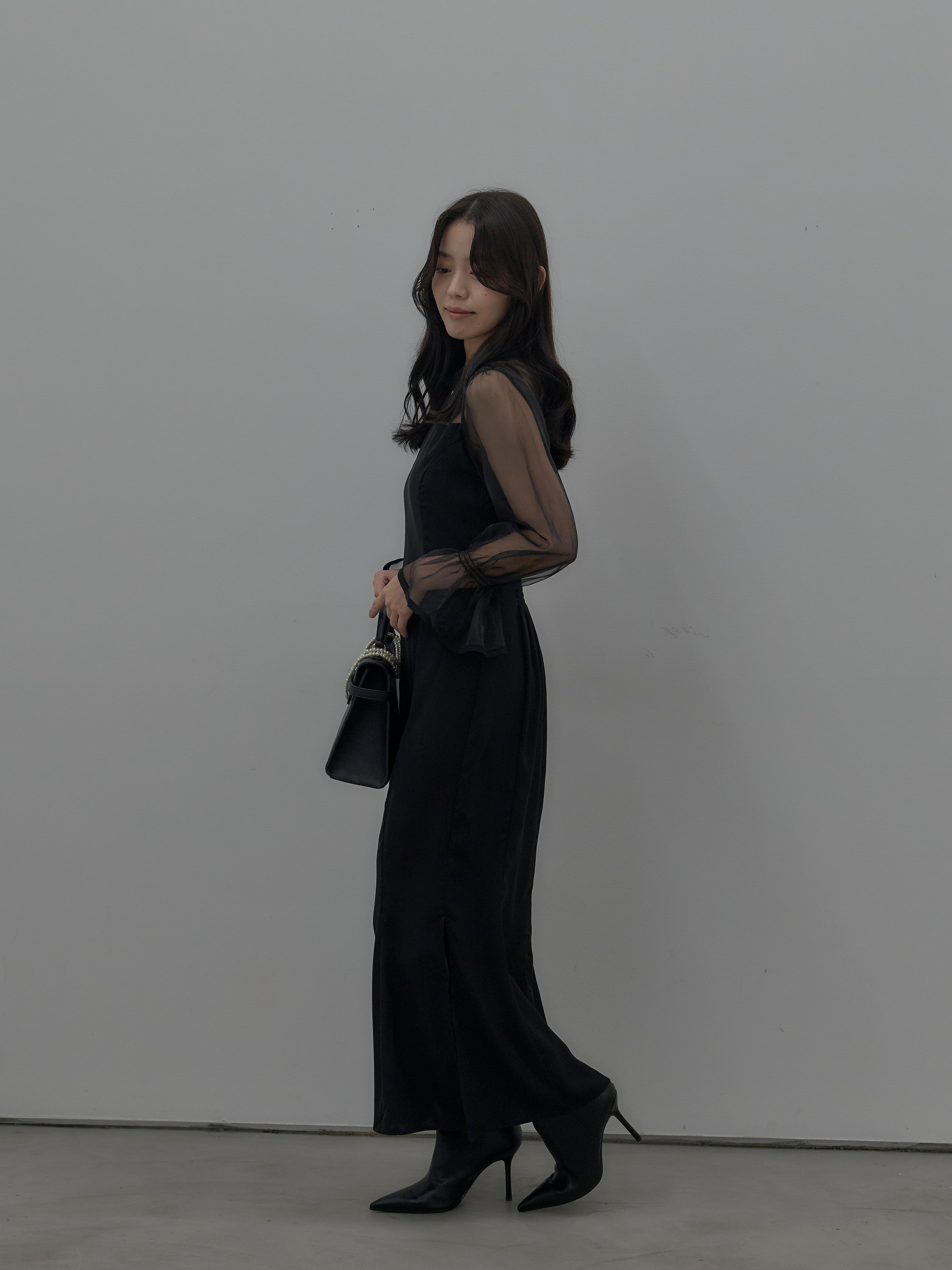 essential】スタンドカラーマーメイドドレス – nairo