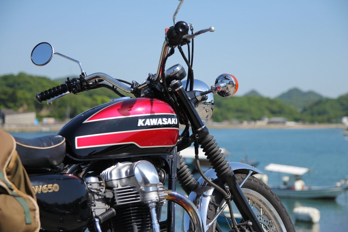 w400 W650 w800タンク W3 ペイント スムージング済 w400 W650 w800