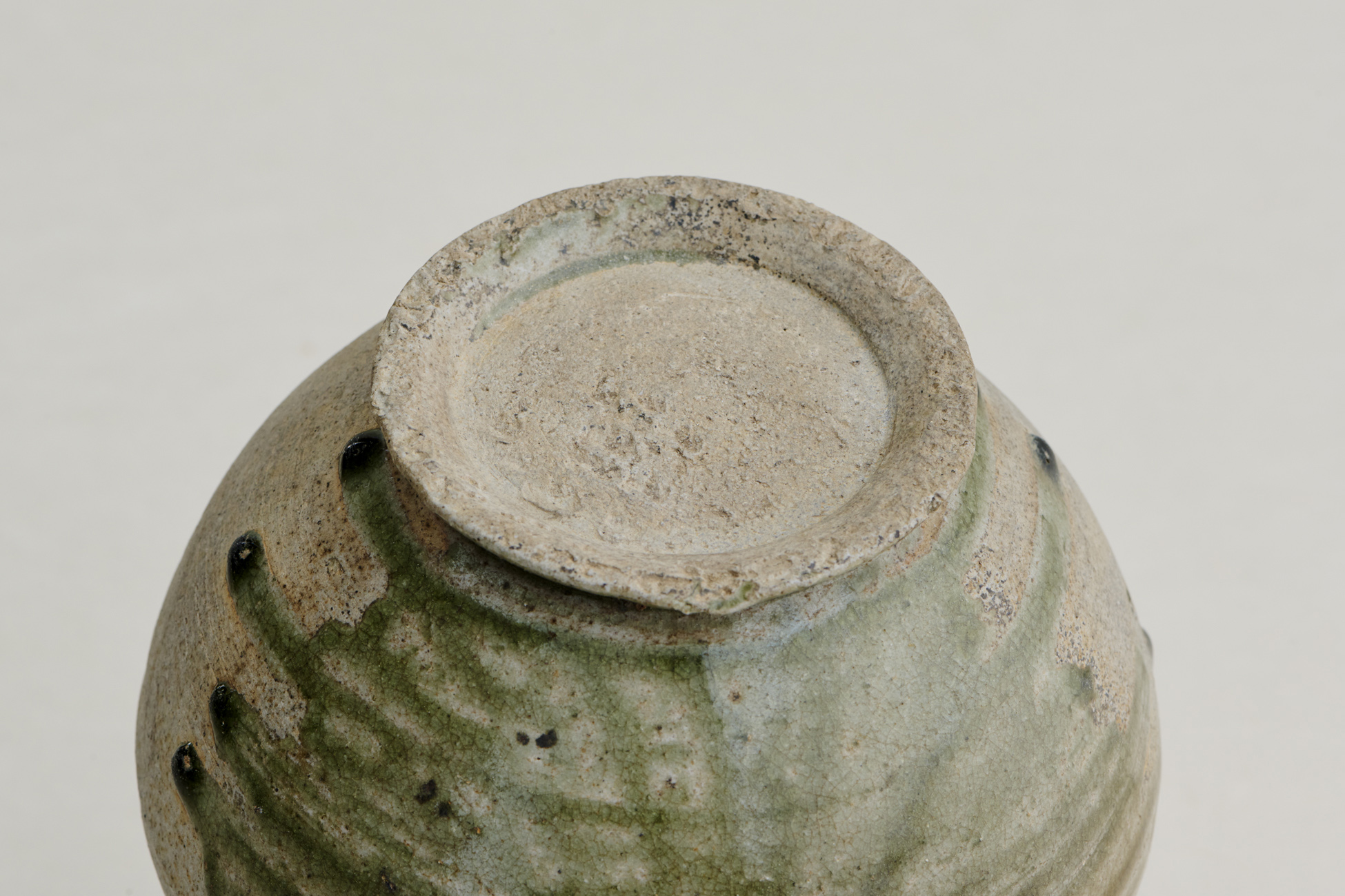 須恵器薬壺 (奈良-平安時代) 自然釉 短頸壷 猿投 須恵器薬壺 (