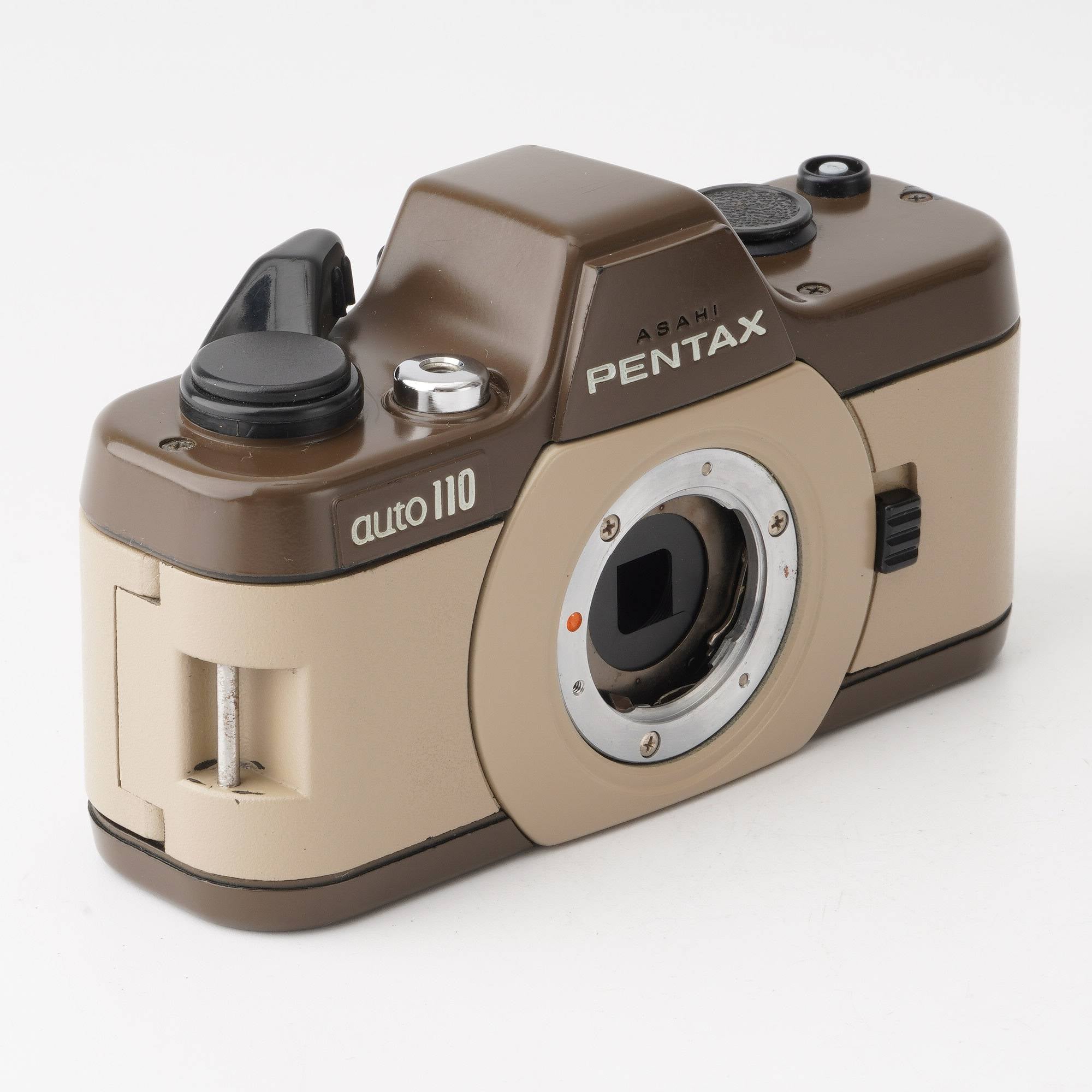 ペンタックス Pentax auto 110 マロン/ PENTAX-110 24mm F2.8 / 50mm