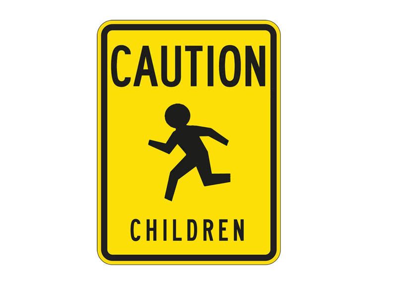 W9-11 Caution Children Sign - National Highway Products