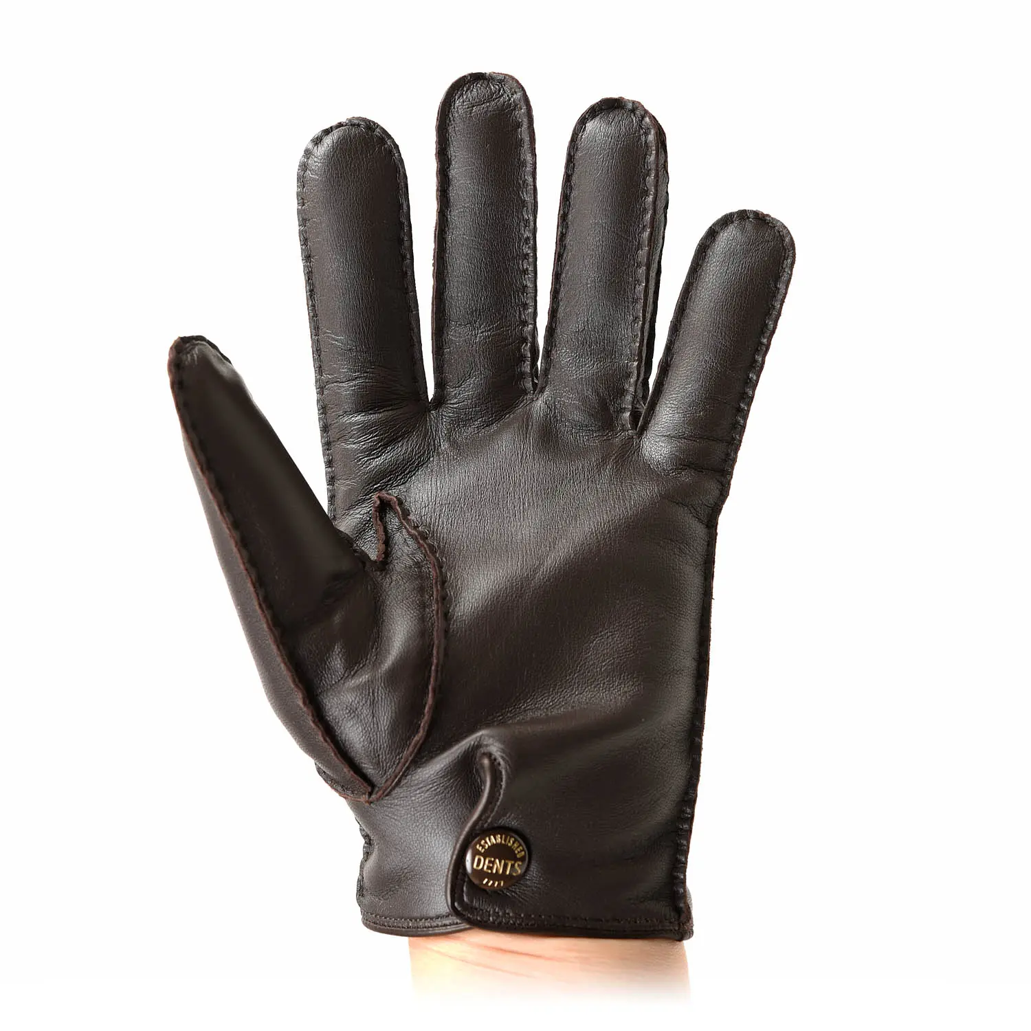 タッチスクリーン対応)】デンツ 15-2041 ヘアシープ×カシミアBROWN