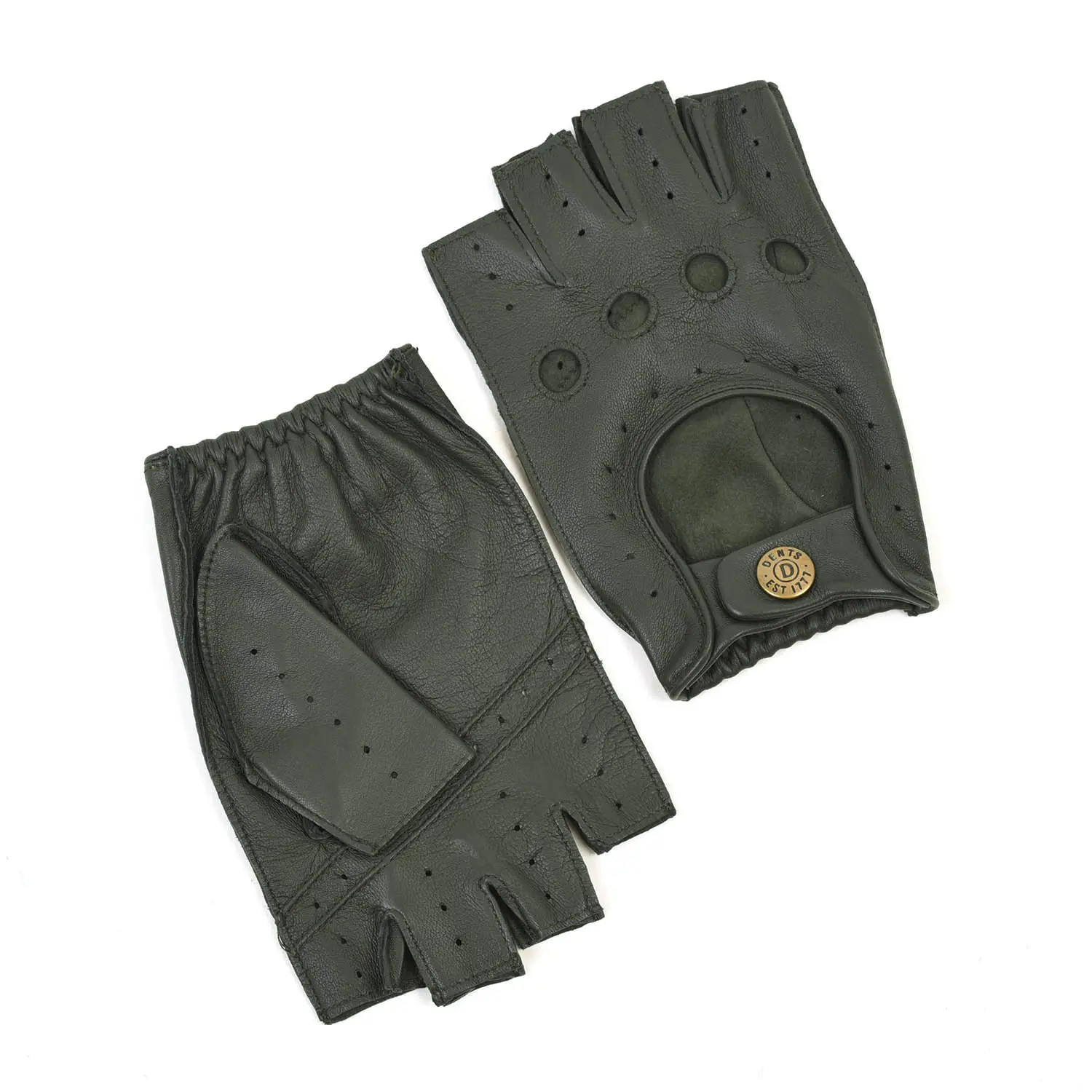 DENTS 5-1009｜英国製フィンガーカットドライビンググローブBRG