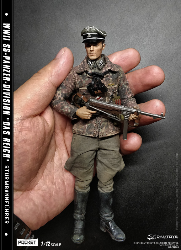 DAMTOYS 1/12 POCKET ELITE SERIES WWII SS-PANZER-DIVISION 
