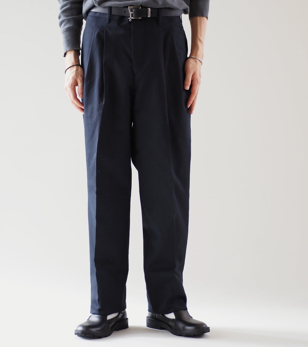 MAATEE＆SONS Ore Chino Cotton , Navy – Navyblue