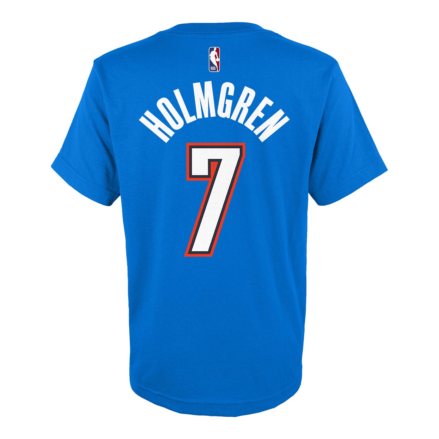 YOUTH OKLAHOMA CITY THUNDER ICON CHET HOLMGREN NAME & NUMBER T
