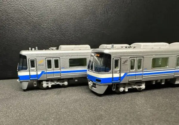 ポポンデッタ6035福岡市交通局2000系3段帯使用 ポポンデッタ室内灯付き