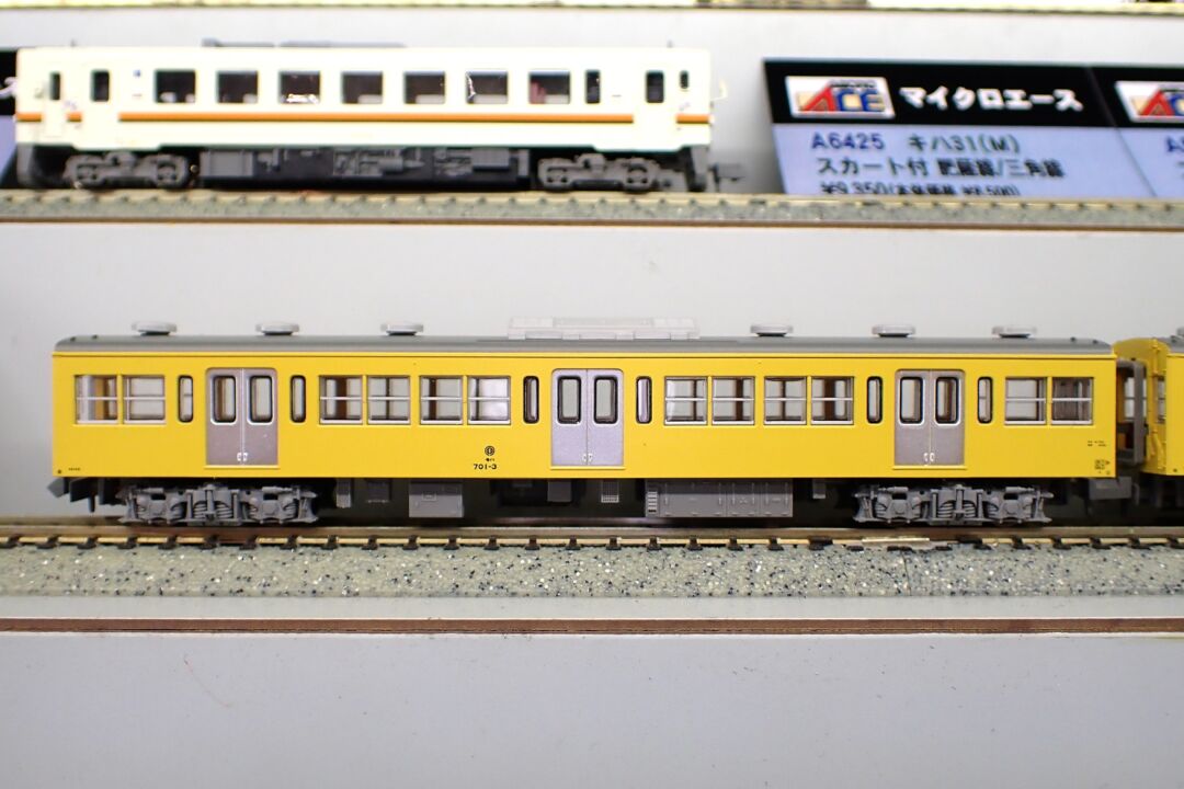 西武701系(元601系) イエロー 2両セット A6630 MICROACE(マイクロ