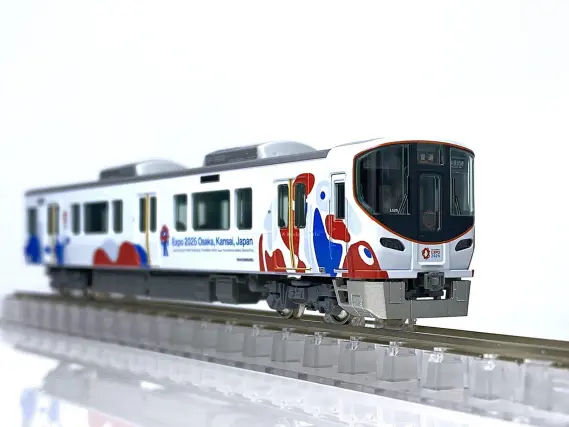 EXPO 2025 ミャクミャク 323系 (先頭車単品)クモハ322-20が入線しま