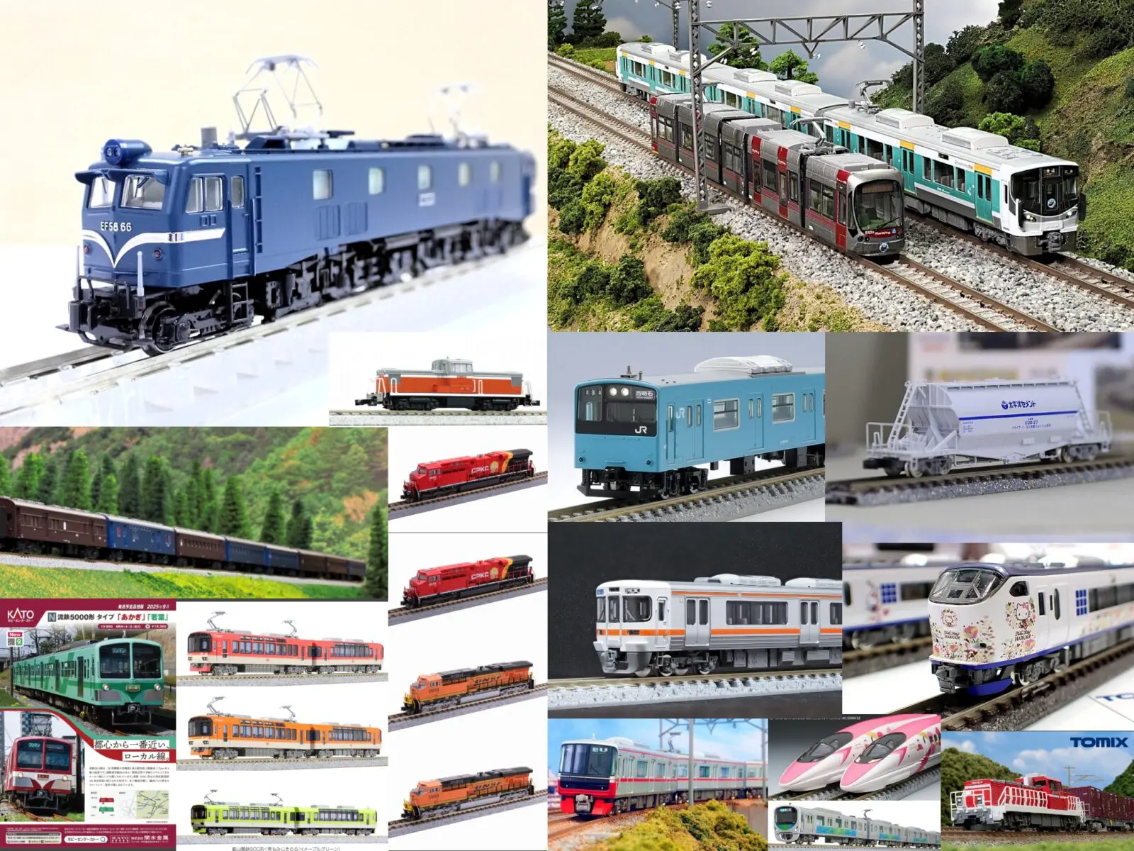 KATO 青大将 FE58機関車 基本7輌+増結8輌 KATO 青大将