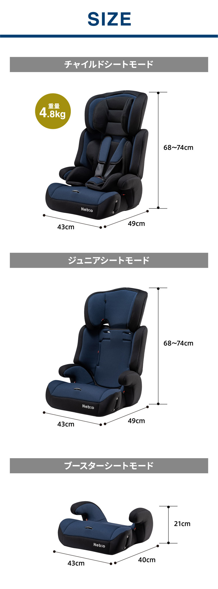 PoPPitF ポップピットF チャイルドシート ネビオ・オンライン
