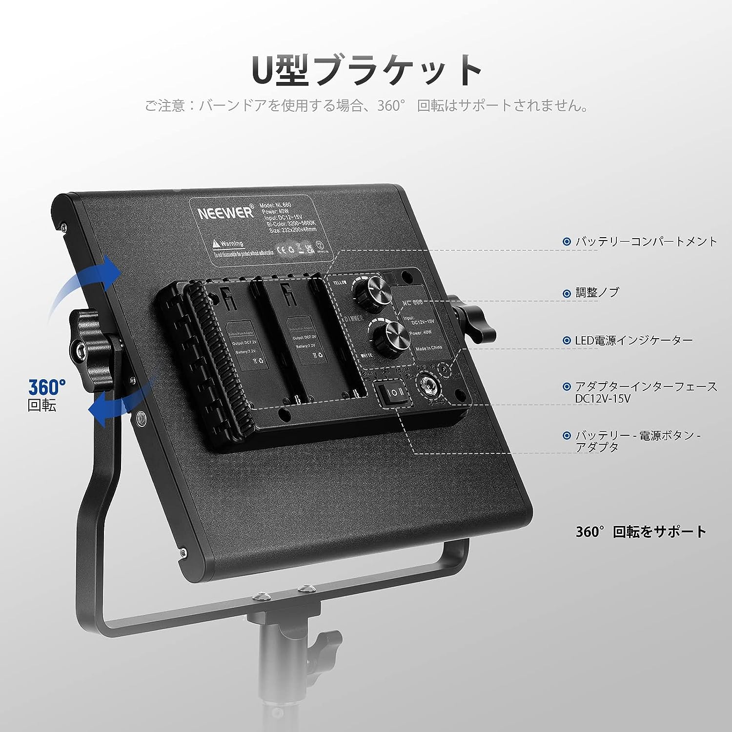 NEEWER 2パック 二色660 LEDビデオライトキット – NEEWER.JP