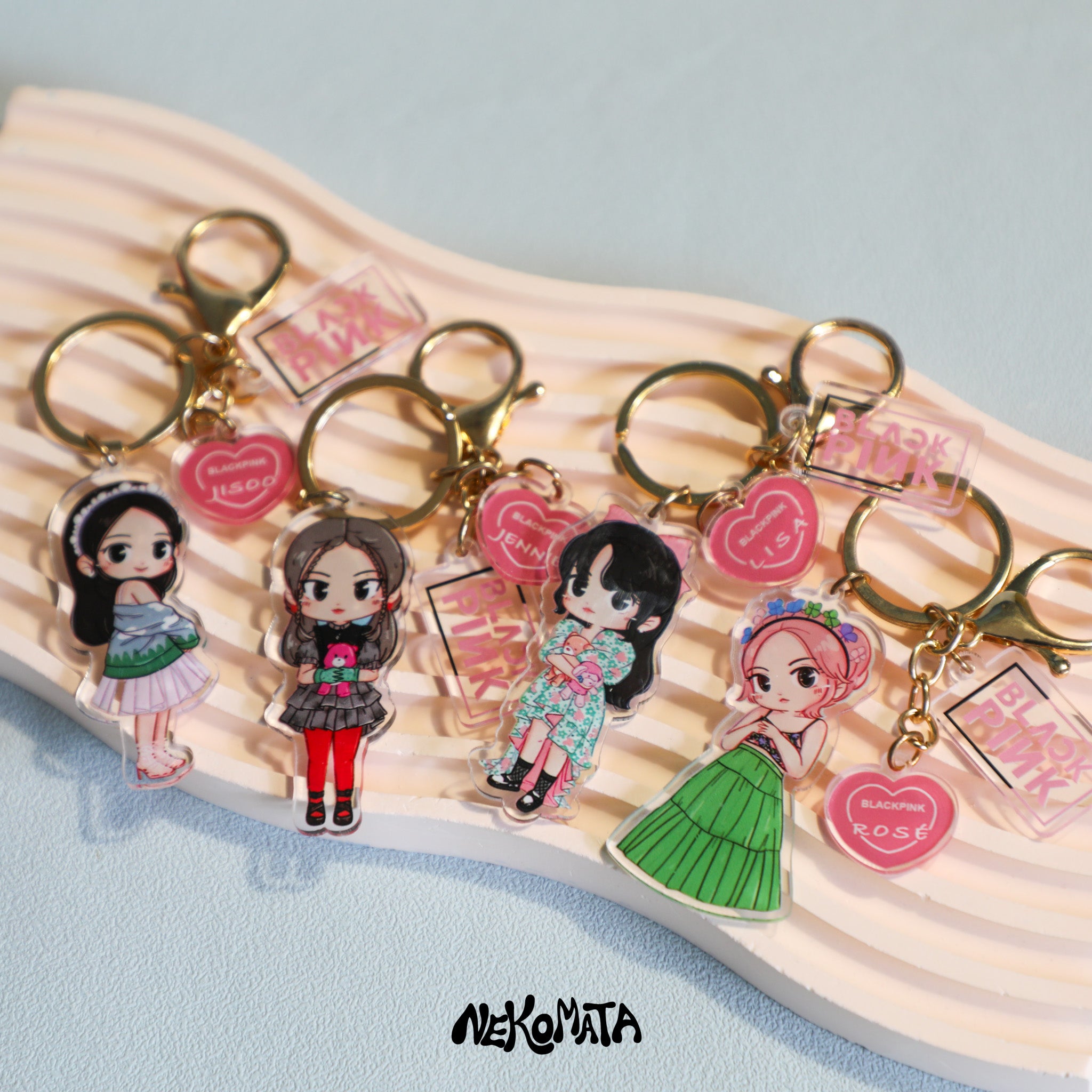 BLACKPINK Cartoon Keyring – Nekomata