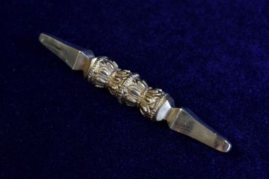 ◇チベット密教法具 法螺貝（シャンカ）ミラレパ-1 ◇チベット密教法具