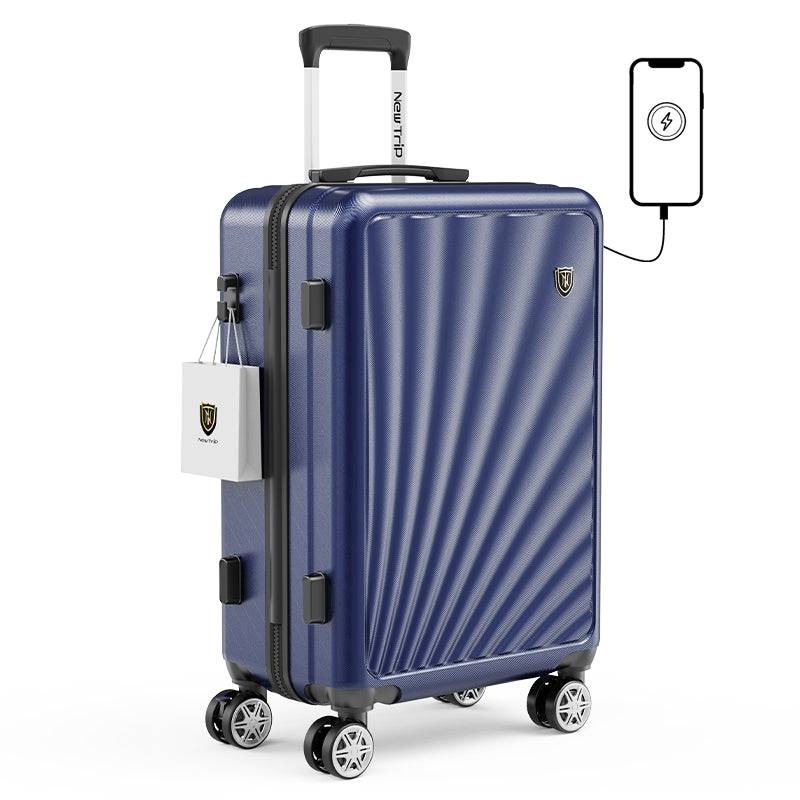 GB0301 スーツケース 静音ダブルキャスター ストッパー USB充電ポート