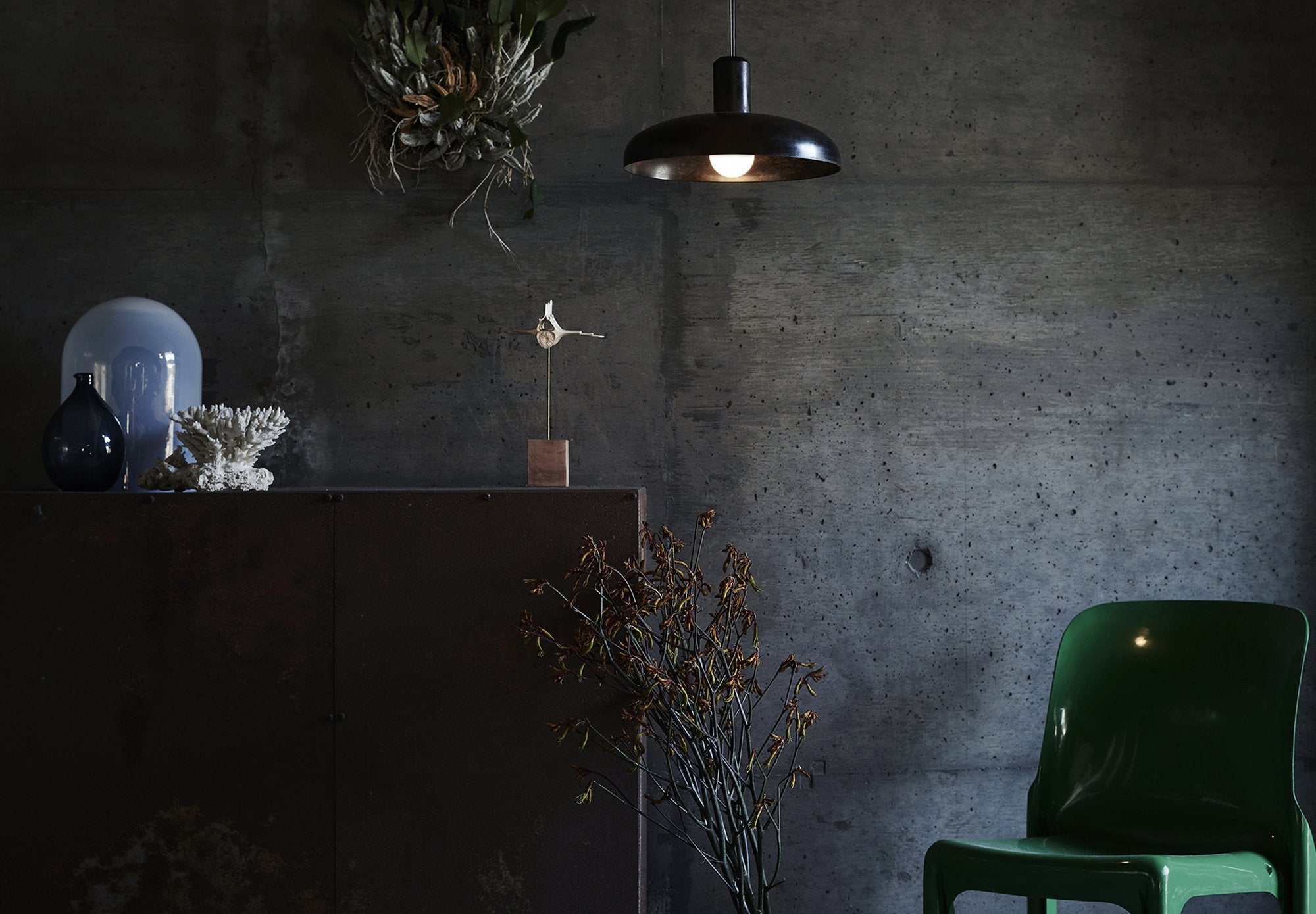 シーリングライト・天井照明 New light pottery Bullet wide shade