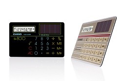 世界最薄 1983年4月 CASIO FILM CARD 電卓 SL-800 Virtual Museum of