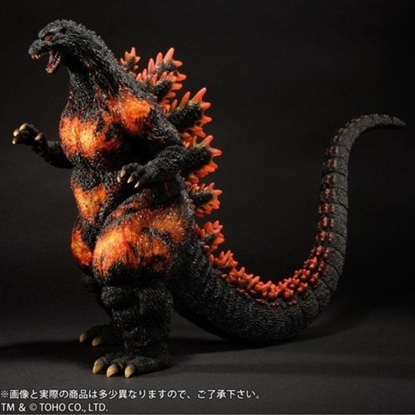 ゴジラVSデストロイア』香港上陸シーンの赤く燃えるデスゴジが酒井