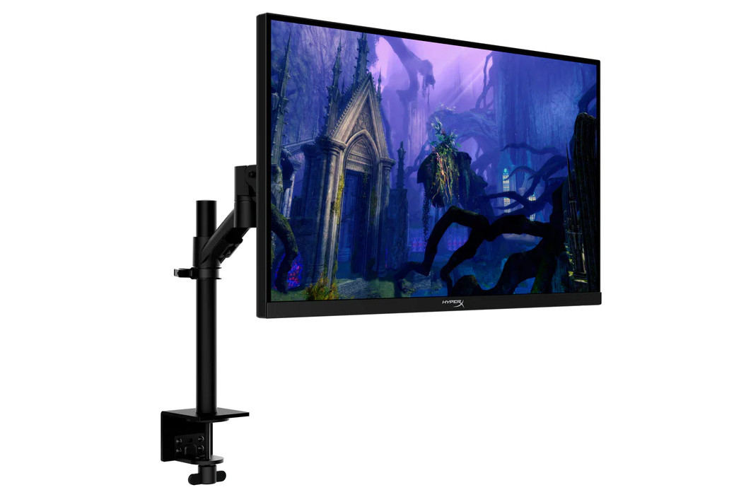 HyperX、標準でモニターアーム付きのゲーミング液晶「HyperX Armada