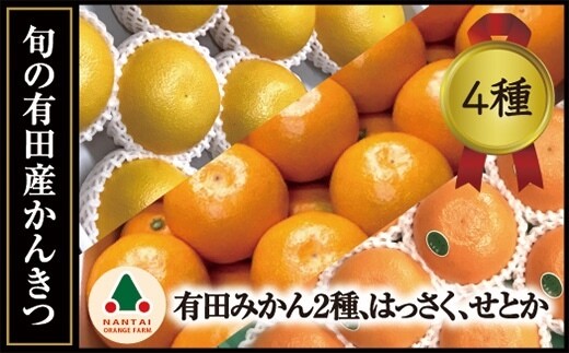 和歌山県有田川町のふるさと納税返礼品「『南泰園』こだわりのみかん