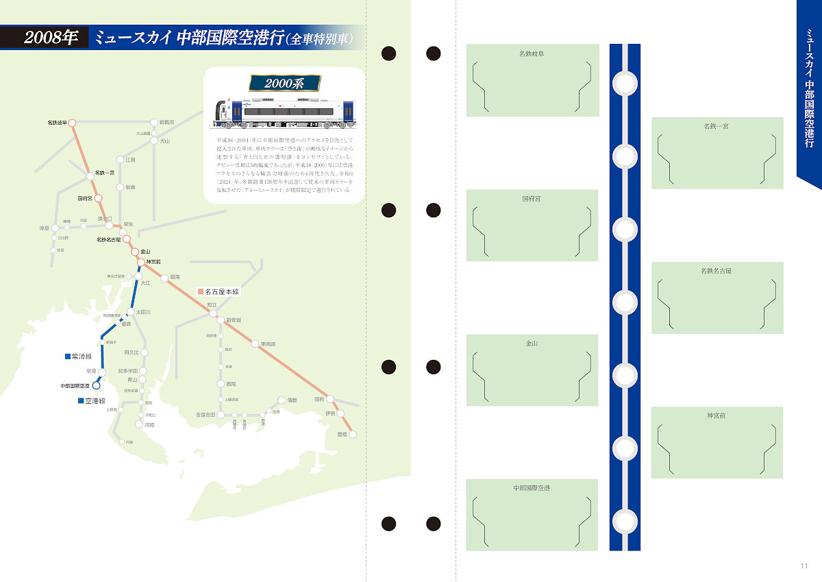 名鉄特急車両 硬券入場券」＆「コレクションホルダー」10/14発売