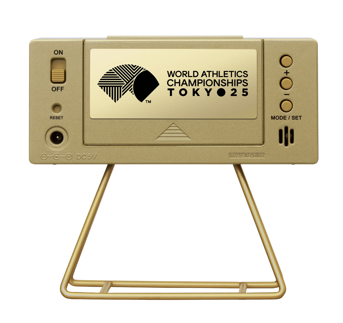 セイコー、東京2025世界陸上を記念したミニスポーツタイマークロック