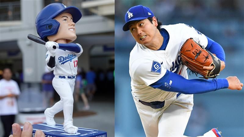 非売品]大谷翔平17 エンゼルスボブルヘッド投手 大谷翔平 ボブルヘッド