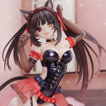 デート・ア・バレット』の主人公「時崎狂三」が、猫耳ランジェリー姿で