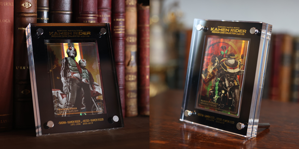仮面ライダーカード 1号&2号 プレミアムカード 仮面ライダーカード 1号