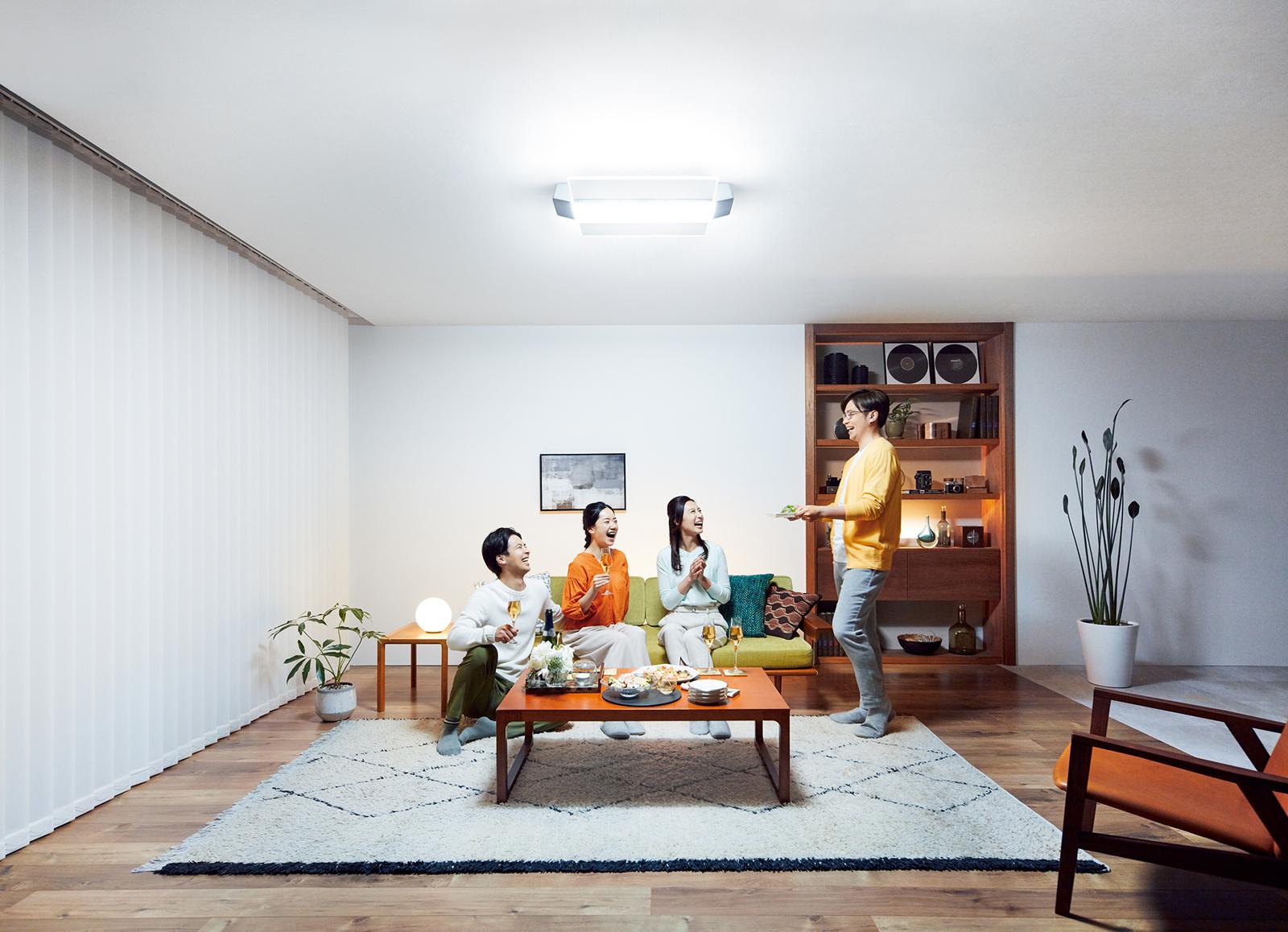 スピーカー搭載LEDシーリングライト「AIR PANEL LED THE SOUND」を発売