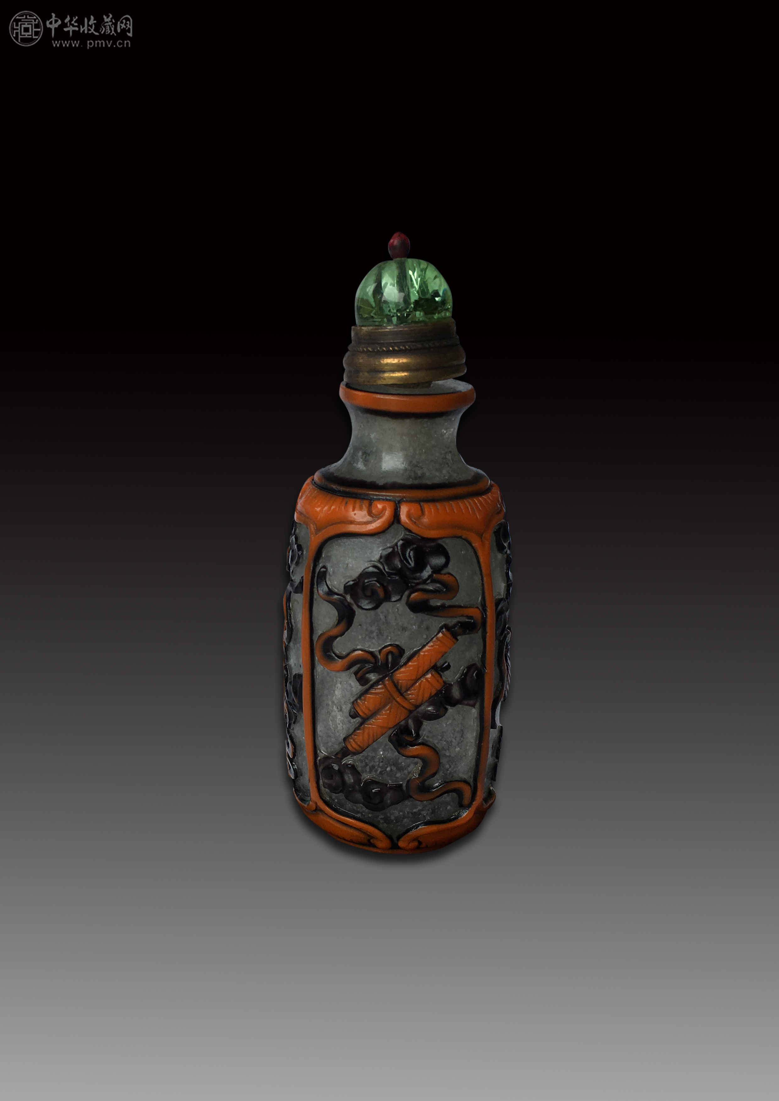 鼻煙壺 中國美術 琉璃 雞油黃 時代（清末〜民国） 鼻煙壺 中國美術