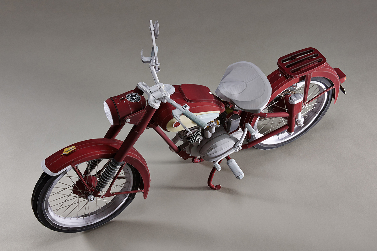 ヤマハ発動機ペーパークラフト、20周年を記念した新作を無料公開