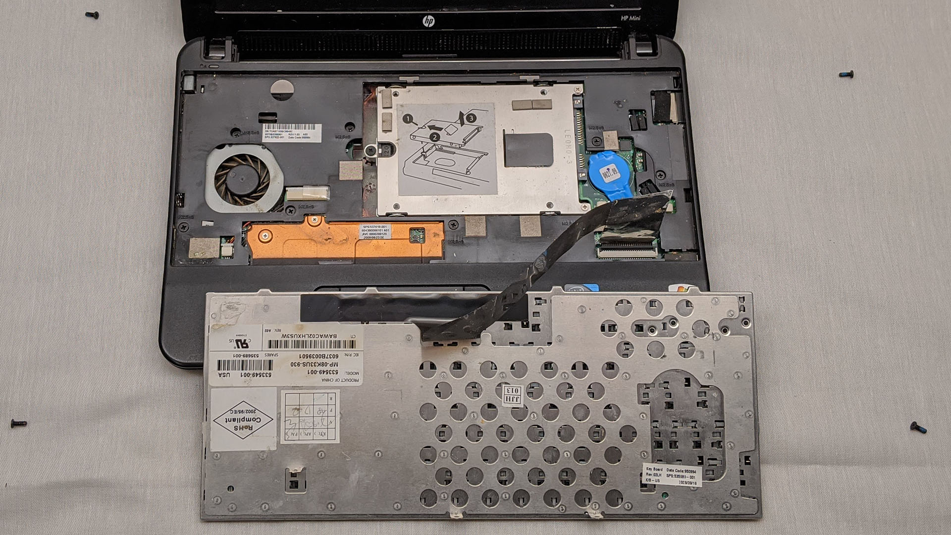 中古】HP mini110 カンナ SSD128GB換装・2GBメモリ増設済 中古】HP