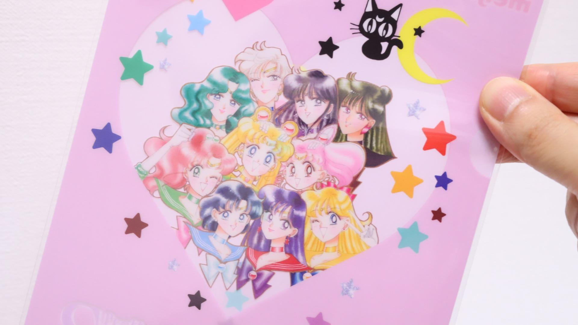 セーラームーン×明治コラボ クリアファイル 各5枚ずつ 美少女戦士