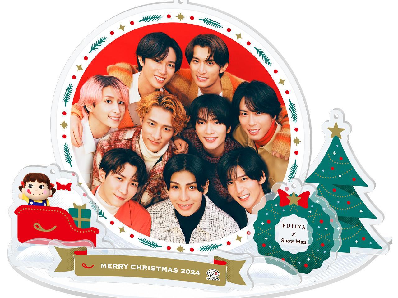 Man オリジナルアクリル製スタンド時計 不二家 Man オリジナルアクリル