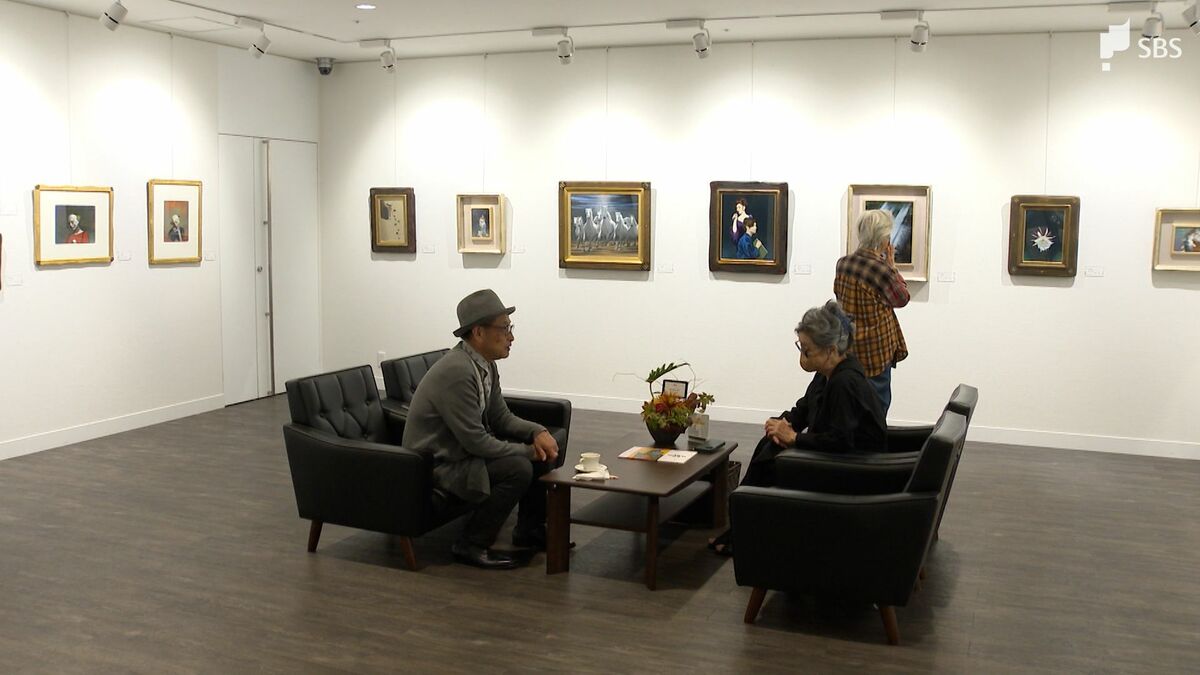 歌手の故・八代亜紀さんが師事 市川元晴さんの個展「風の情景」 10月28