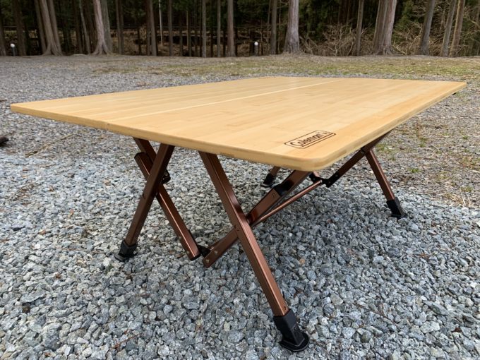 コールマン コンフォートマスター バンブーラウンジテーブル 100