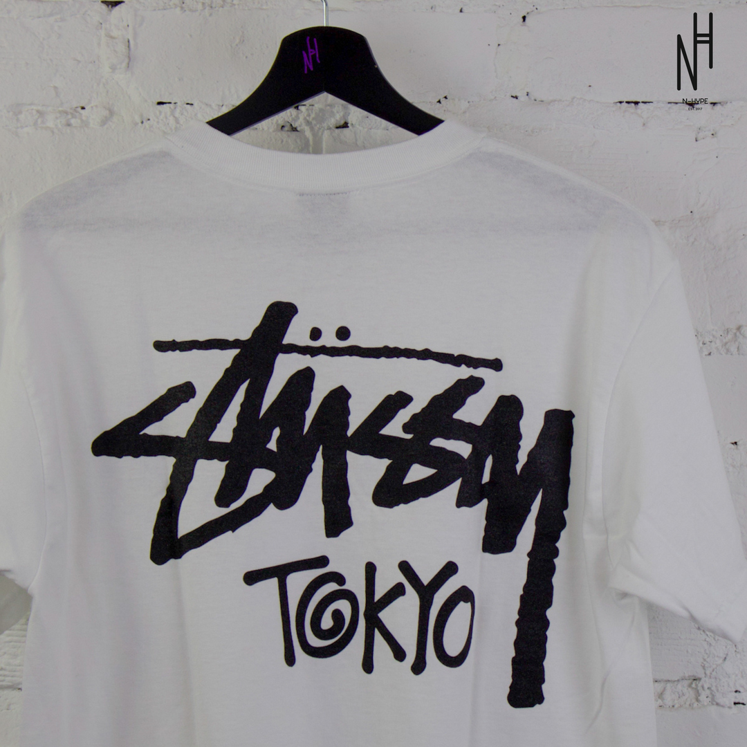 Stussy Stock Tokyo Tee White – N-Hype
