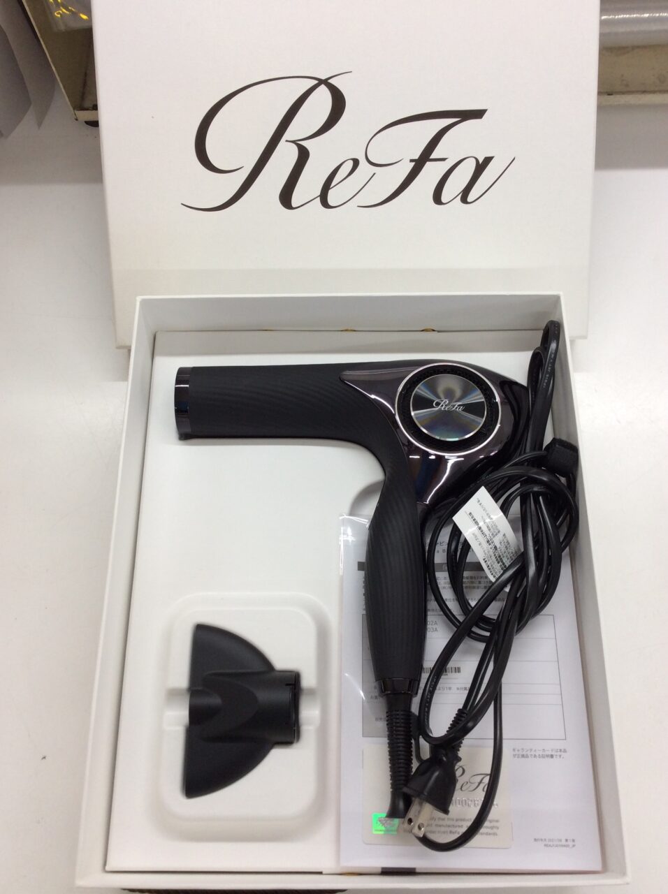 ReFa ビューテック ドライヤー プロ RE-AJ03A ブラック 新品】Refa