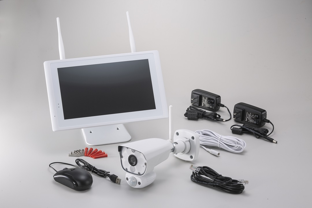 NSK NS-101W モニター&センサーライト機能付カメラセット NSK NS-101W