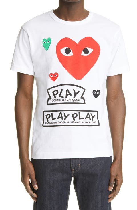 Comme des Garçons PLAY Comme de Garçons PLAY Heart Face Graphic