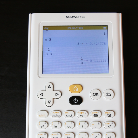 NumWorksの電卓 – GitHub 出張所 – プログラム関係のブログはここに