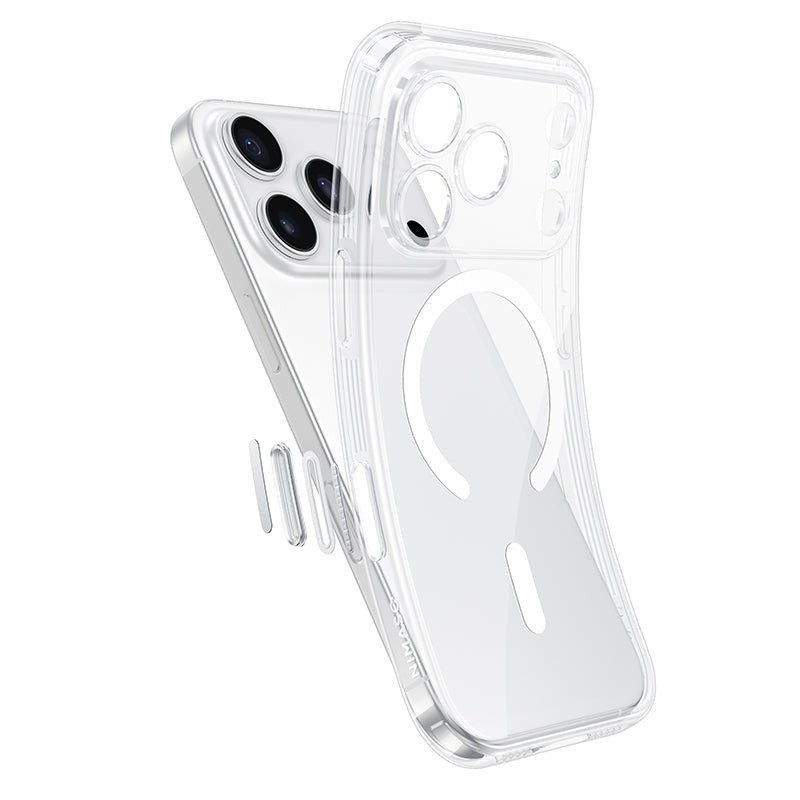 NIMASO iPhone 17/Pro/Pro Max/Air用ケース クリア MagSafe対応 黄変