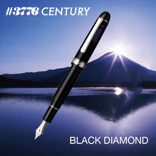 Platinum #3776 Century Black Diamond Fountain Pen – The Nibsmith