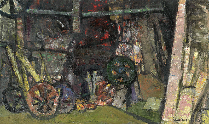 日洋展受賞 岡田征彦 雪の教会 油彩 F15 日洋展受賞 岡田征彦 雪の教会